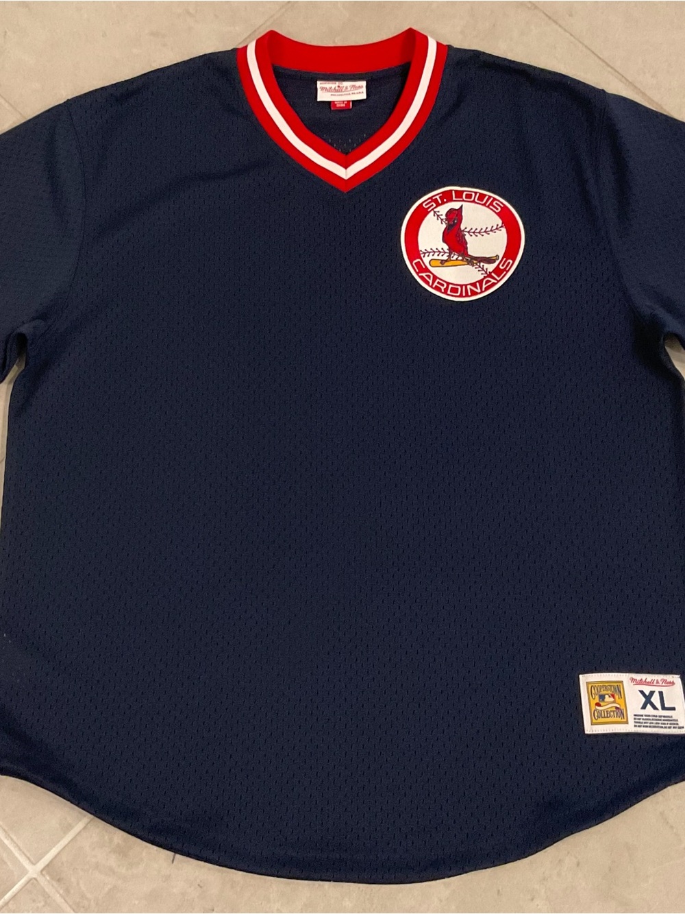 St.Louis Cardinals Mitchell & Ness Cooperstown Jersey Adult XL